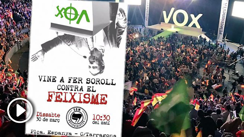 Arran quiere boicotear el acto de VOX en Barcelona.