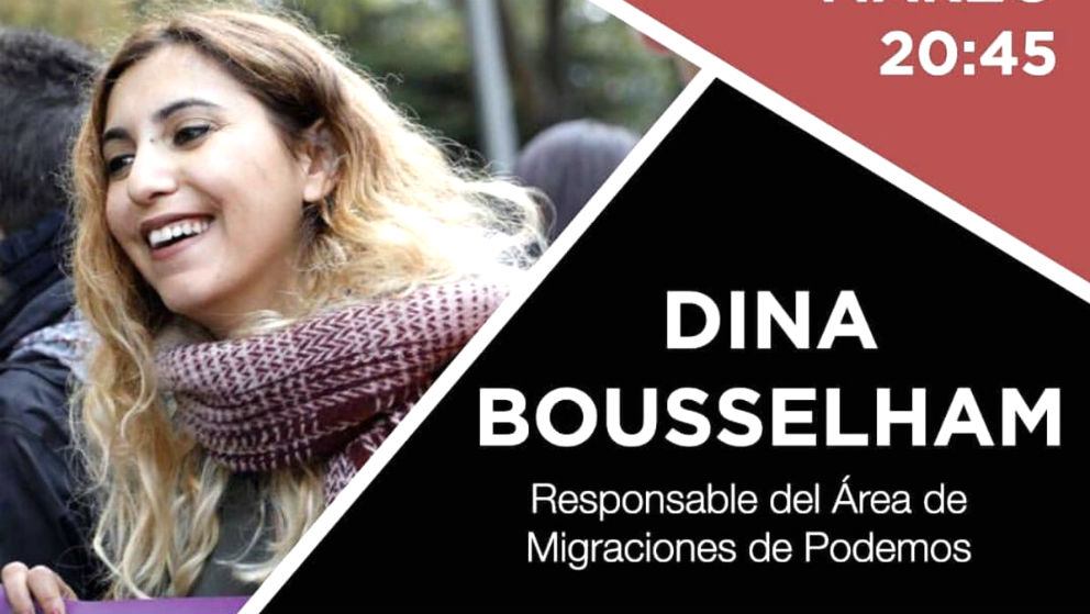 Dina Bousselham es actualmente secretaria de Migraciones de Podemos.
