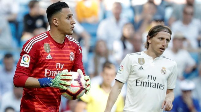 Keylor Navas, frente al Celta (Getty).