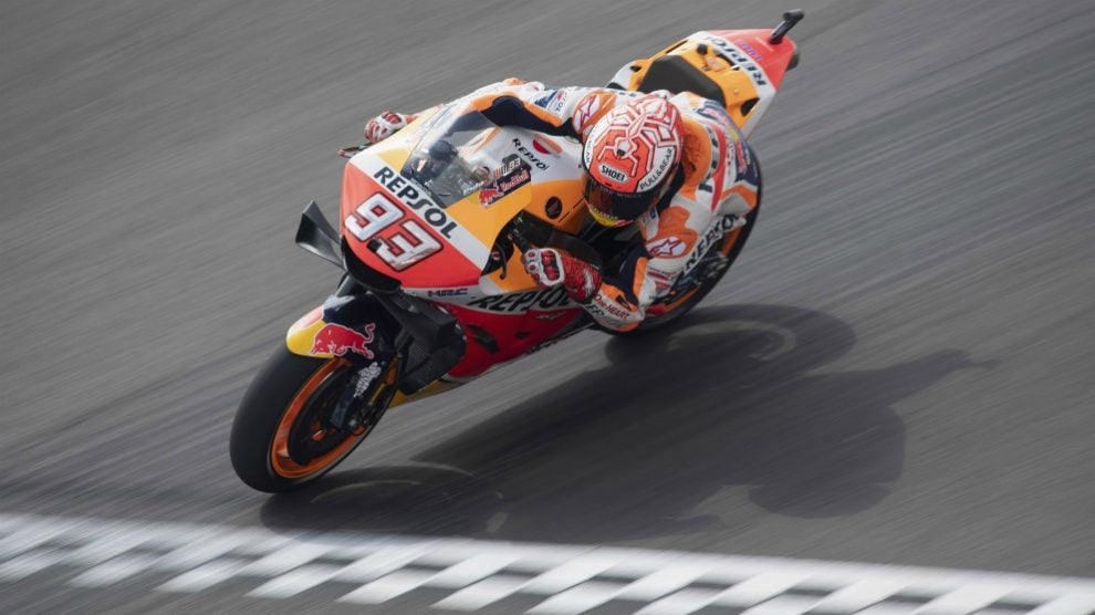 Márquez, en el MotoGP Argentina 2019. (AFP)