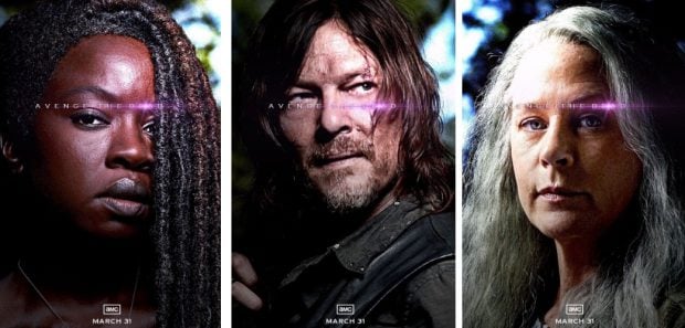 Michonne, Daryl y Carol