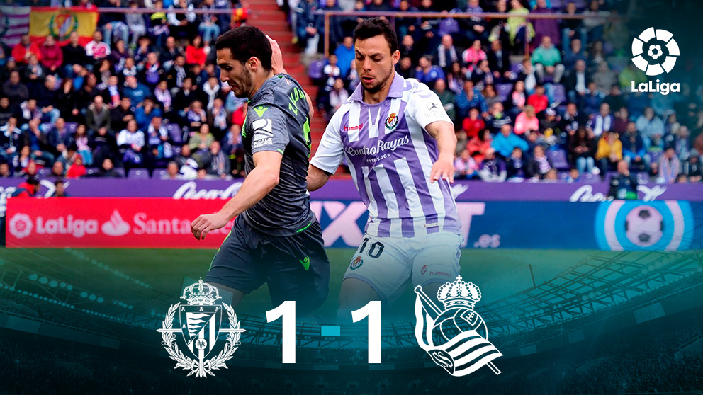 Valladolid - Real Sociedad: resumen goles (1-1)