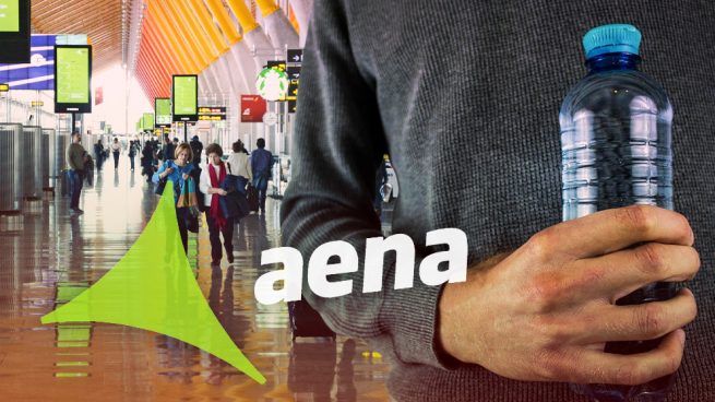 Aena no tendrá botellas de agua a un euro en todos los aeropuertos hasta 2024