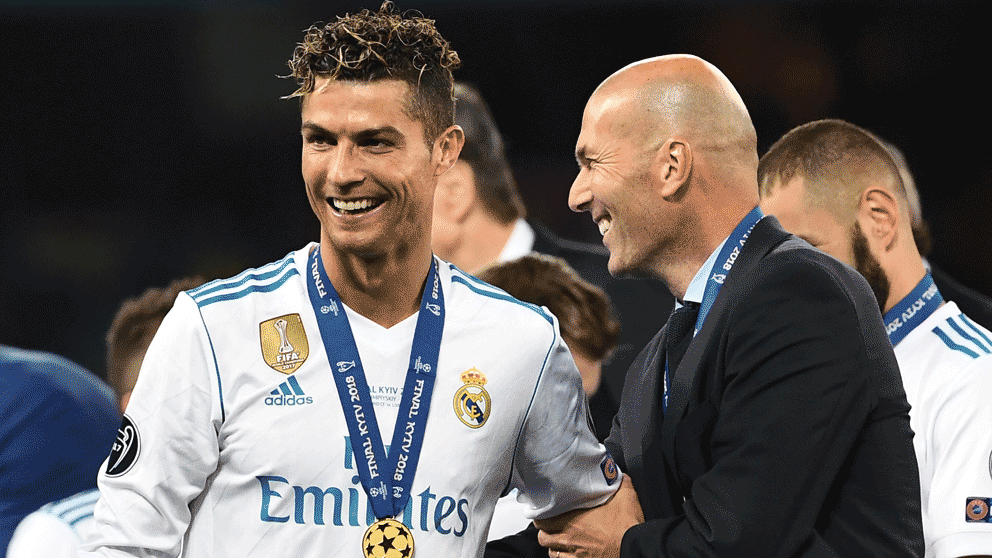 Cristiano: «Zidane es un gran gestor de campeones»