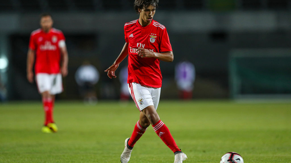 Joao Félix, durante un encuentro con el Benfica esta temporada. (Getty)