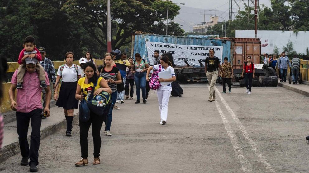 Inmigración de Venezuela. Foto. Getty