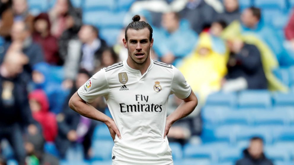 Gareth Bale durante el encuentro del Real Madrid ante el Eibar (Getty).