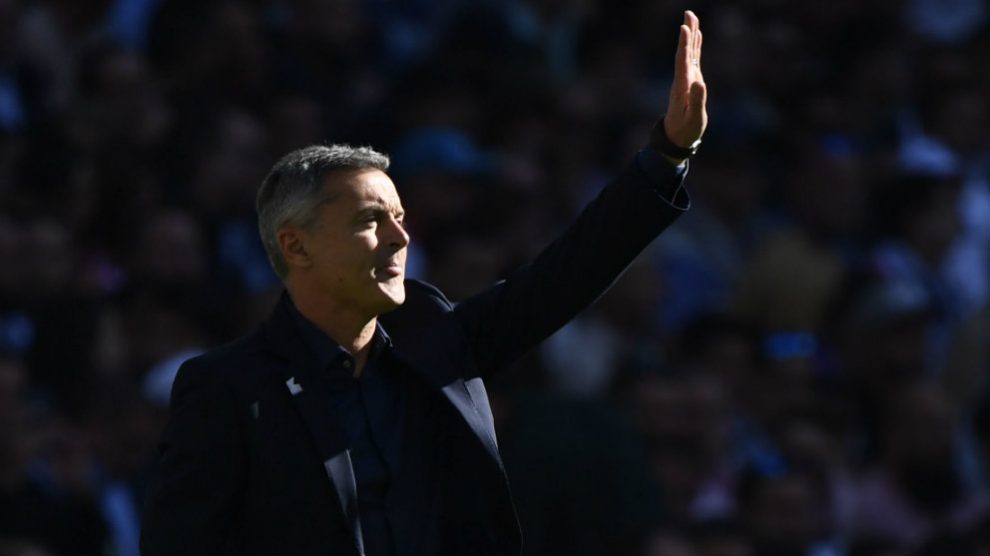 Fran Escribá con el Celta (AFP)