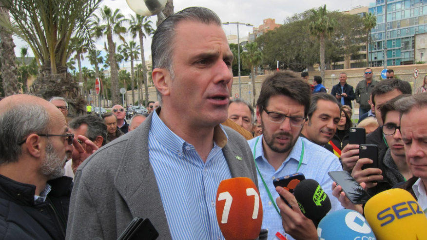 Javier Ortega Smith, secretario general de VOX en Murcia. Foto: Europa press