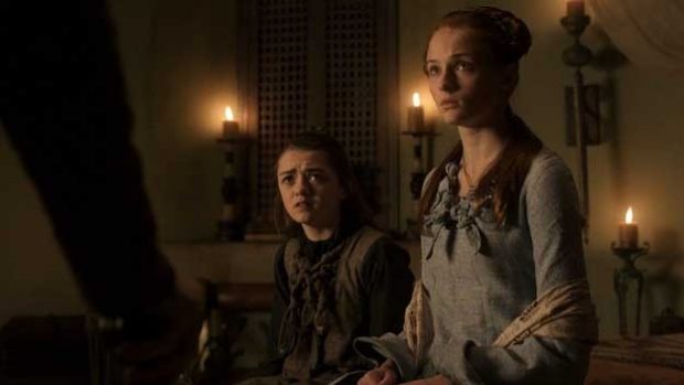 Arya y Sansa Stark