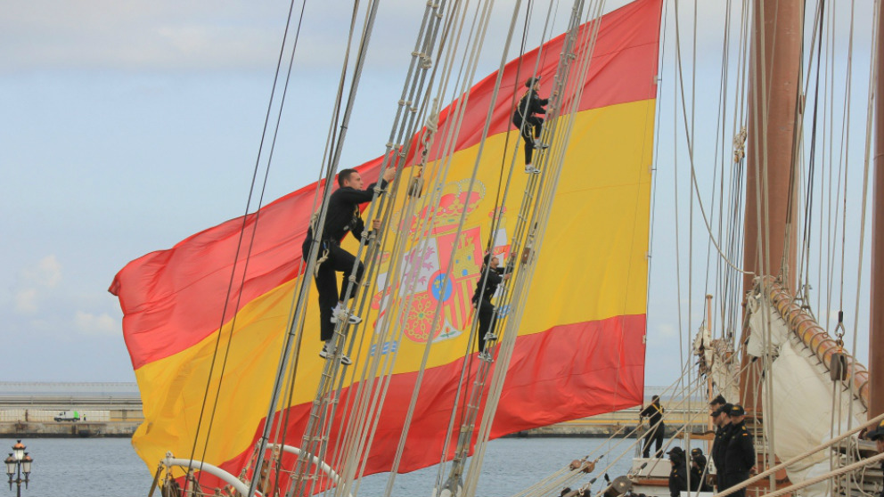 Buque Juan Sebastián Elcano.