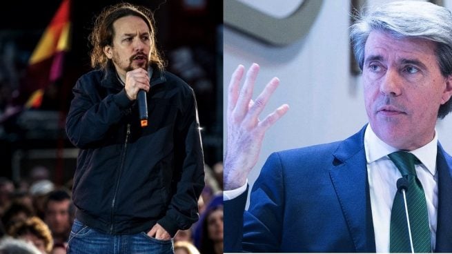 Pablo Iglesias y Ángel Garrido.