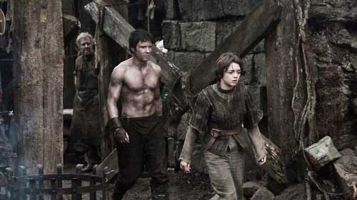 Arya y Gendry