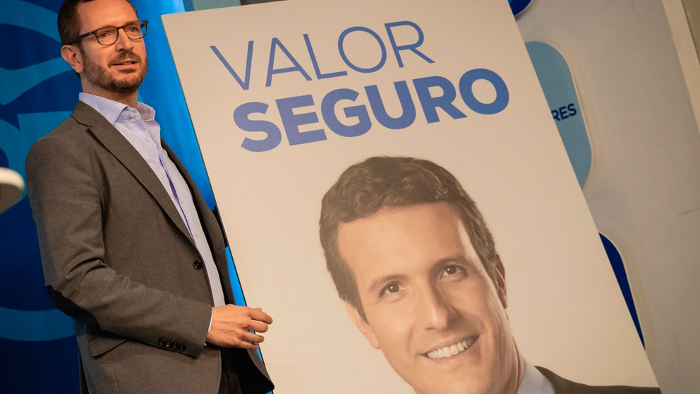 Javier Maroto, director de campaña del candidato del Partido Popular Pablo Casado. Foto: Europa Press