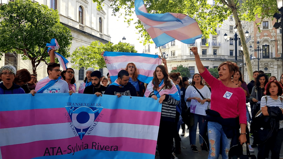 Manifestación Plataforma Trans (Foto. Redes Sociales de Plataforma Trans)