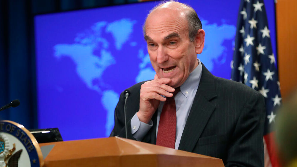 El enviado especial de Estados Unidos para la crisis en Venezuela, Elliot Abrams.