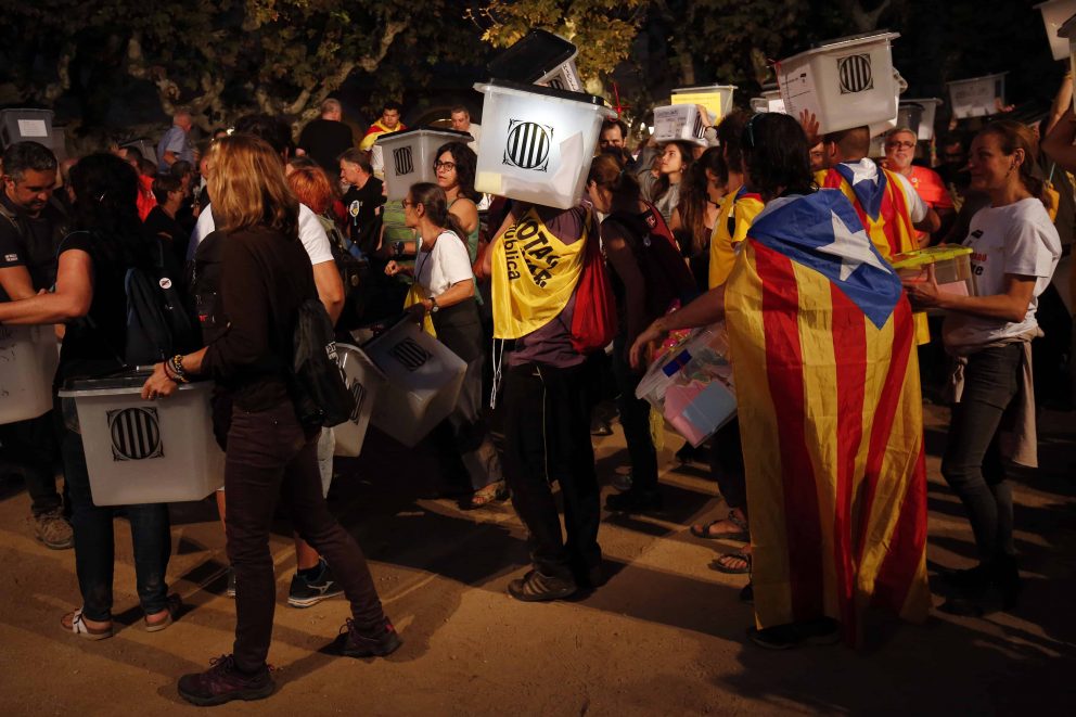 Referéndum del 1-O. Foto. Getty.