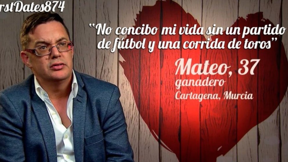 Mateo ha sido muy sincero en ‘First Dates’