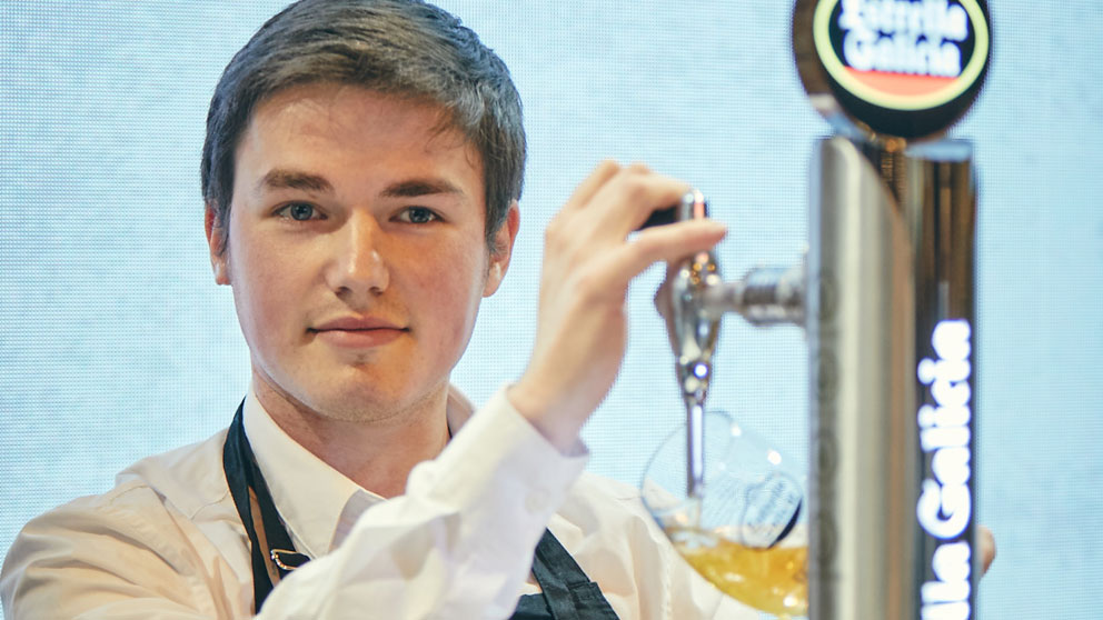 El gallego Miguel Pampín elegido mejor tirador de cerveza 2019.