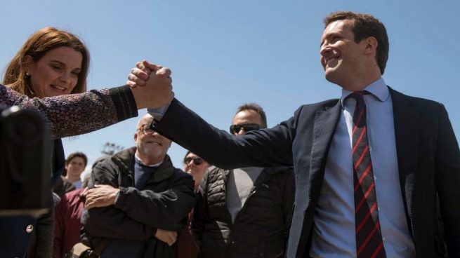 Casado insta a votar al PP para «poner orden en Cataluña» y parar la independencia