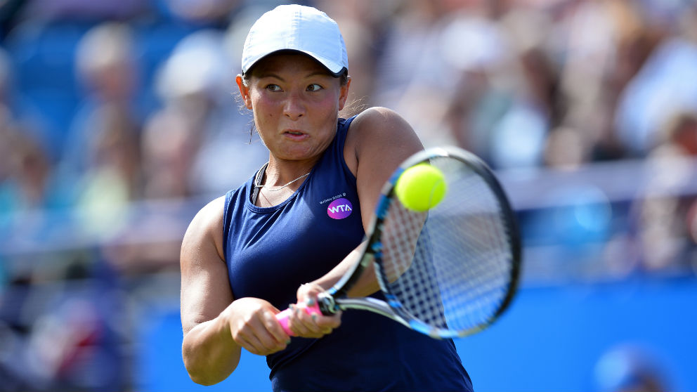 Tara Moore protagoniza la mayor remontada de la historia del tenis moderno. (AFP)