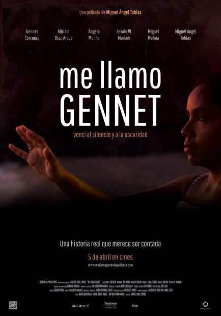 Cartel de la película 'Me llamo Gennet' dirigida por Miguel Ángel Tobías.