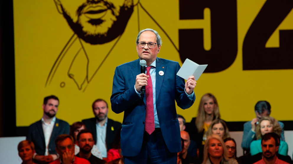 El presidente de la Generalitat de Cataluña, Quim Torra. Foto: Europa Press