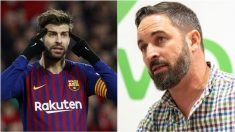 Gerard Piqué y Santiago Abascal.