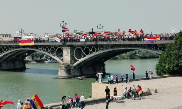 Los republicanos boicotearon el acto de Ciudadanos en Sevilla
