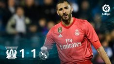El Real Madrid no pudo pasar del empate contra el Leganés.