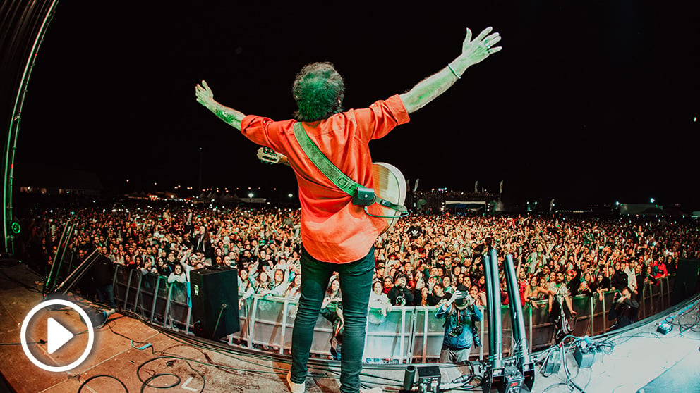 El Canijo de Jerez en el escenario del Primavera Trompetera Festival 2019. Foto: juampevz