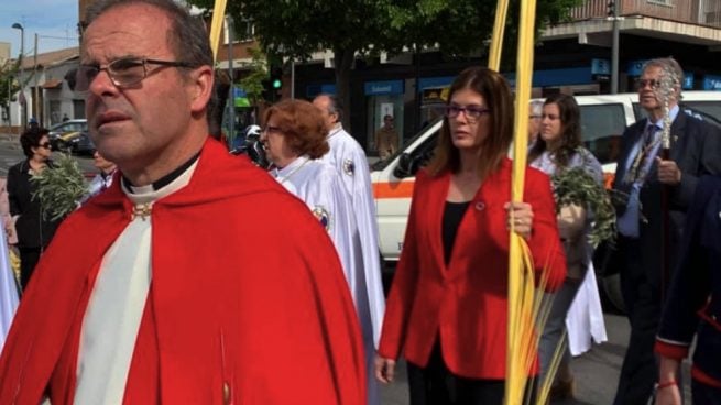 Noelia Posse en el Domingo de Ramos.