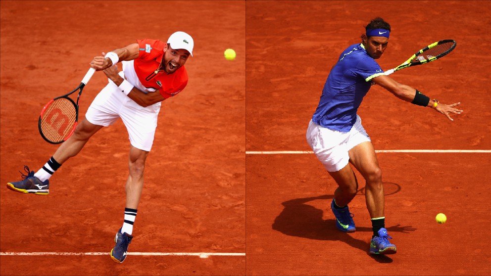 Roberto Bautista y Rafa Nadal.