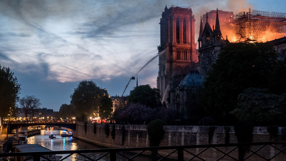 Incendio en la Catedral de Notre Dame (Foto: EP)