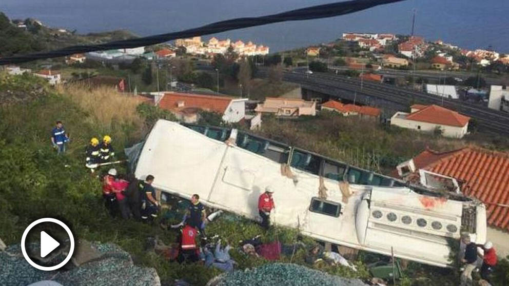 Accidente de autobús en Madeira