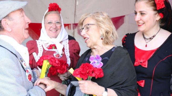 Manuela Carmena en el San Isidro de 2018. (Foto. Madrid)