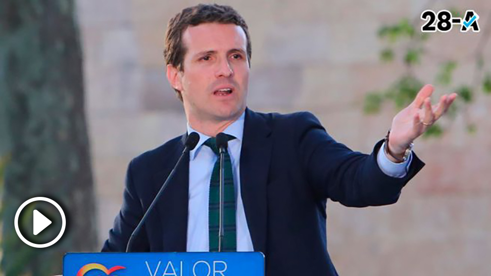 El líder del PP, Pablo Casado. Foto: Europa Press