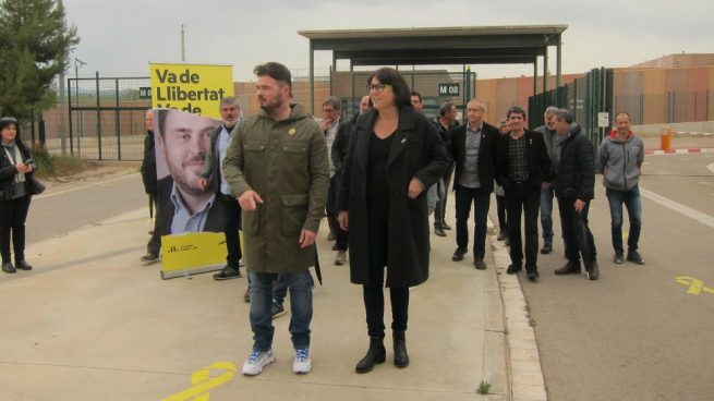 Rufián pide el voto desde Lledoners para ganar a los «carceleros» de Junqueras y Romeva