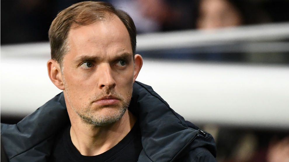 Tuchel durante un partido con el PSG. (AFP)