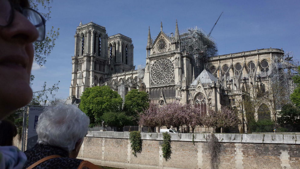 Notre Dame tras el incendio