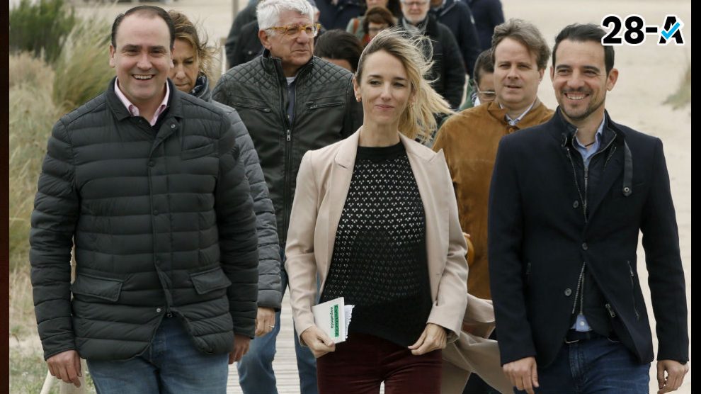 Álvarez de Toledo en Castelldefels. Foto. EFE