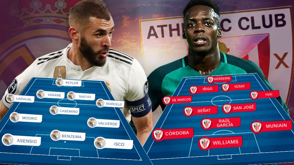 El Real Madrid quiere recuperar sensaciones con el Athletic.