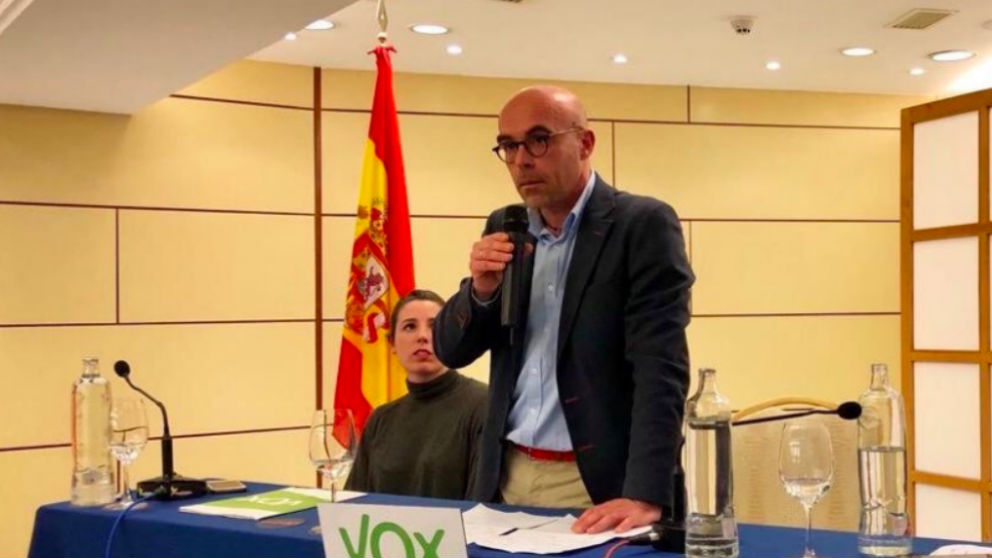 Jorge Bouxadé, cabeza de lista de Vox al Parlamento europeo. (Foto: @Jorgebouxade)