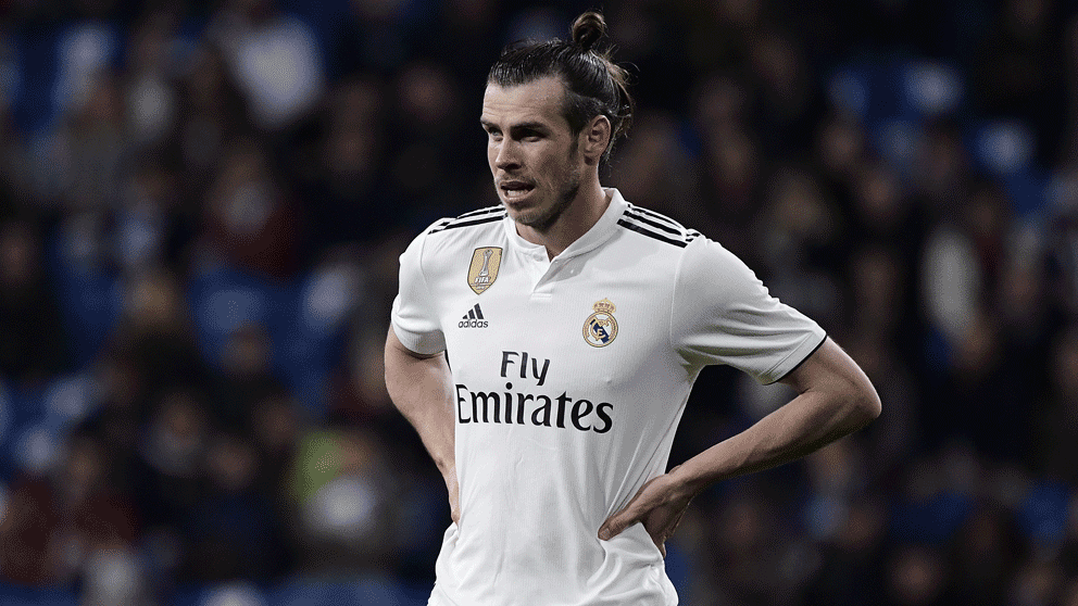 Bale, durante un partido. (AFP)