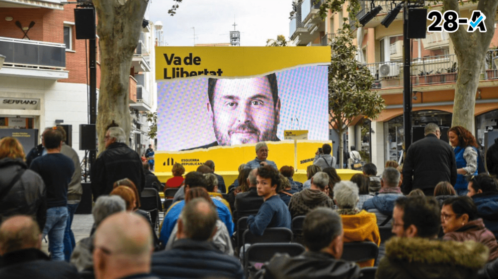 Oriol Junqueras en Cambrils