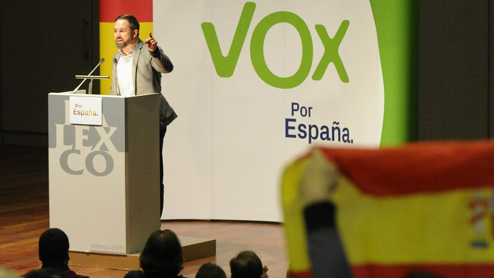 Santiago Abascal en La Coruña (Foto: EP)