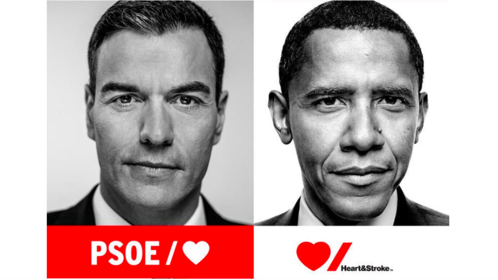 Pedro Sánchez y Barack Obama.