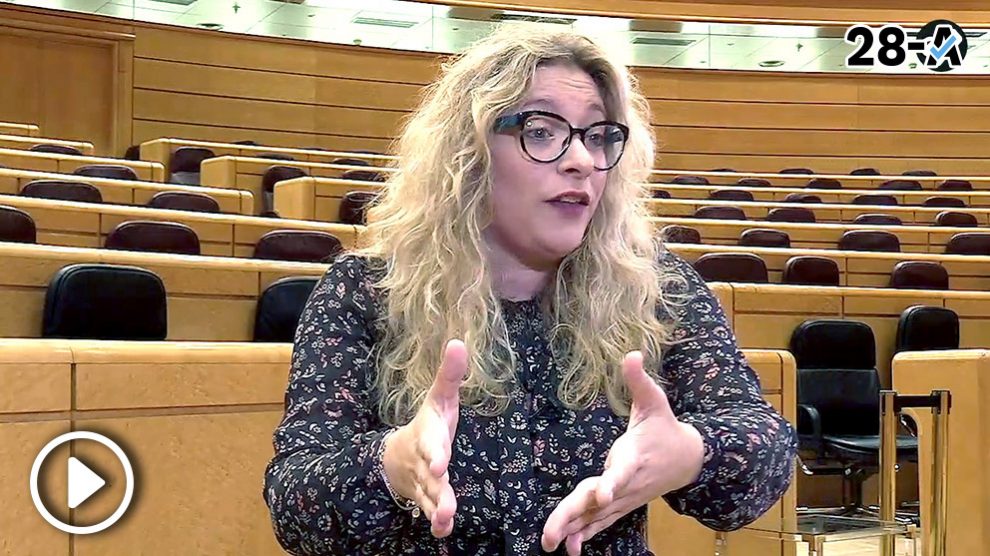 Ester Muñoz, candidata del PP al Senado por León.