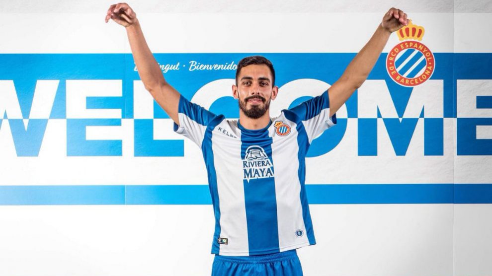 Borja Iglesias en su presentación con el Espanyol (@BorjaIglesias9)