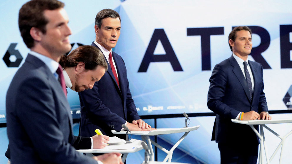 Debate electoral en Atresmedia (Foto: EFE)
